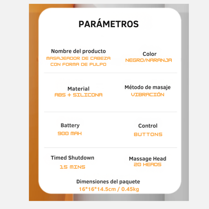 Masajeador de cuero cabelludo